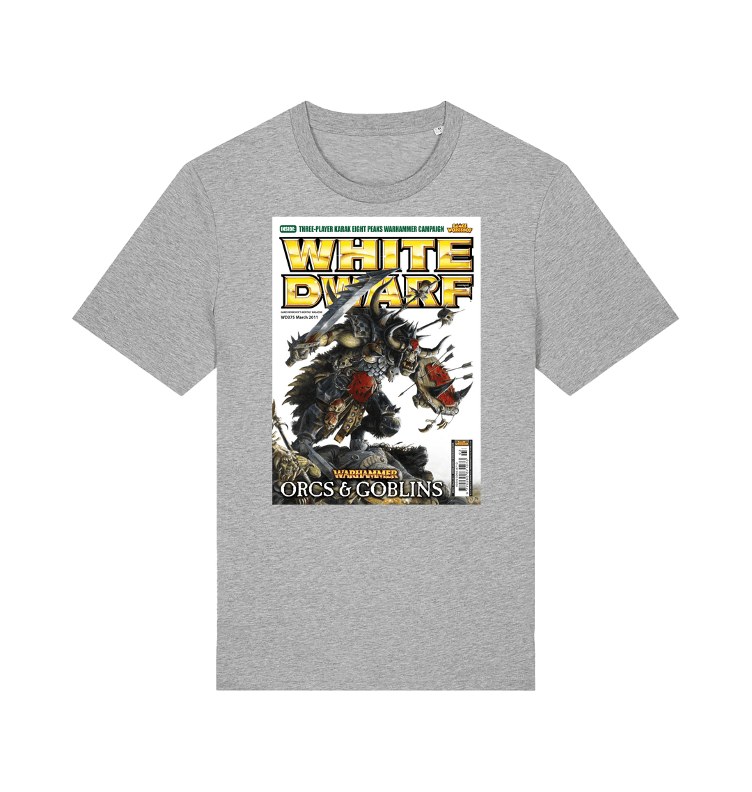 Heather Grey Printed T-shirt Front